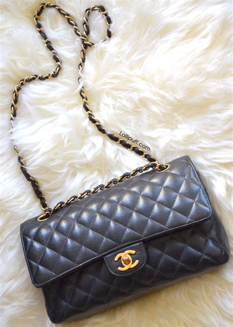 chanel classic flap bag medium caviar|Flap Bags .